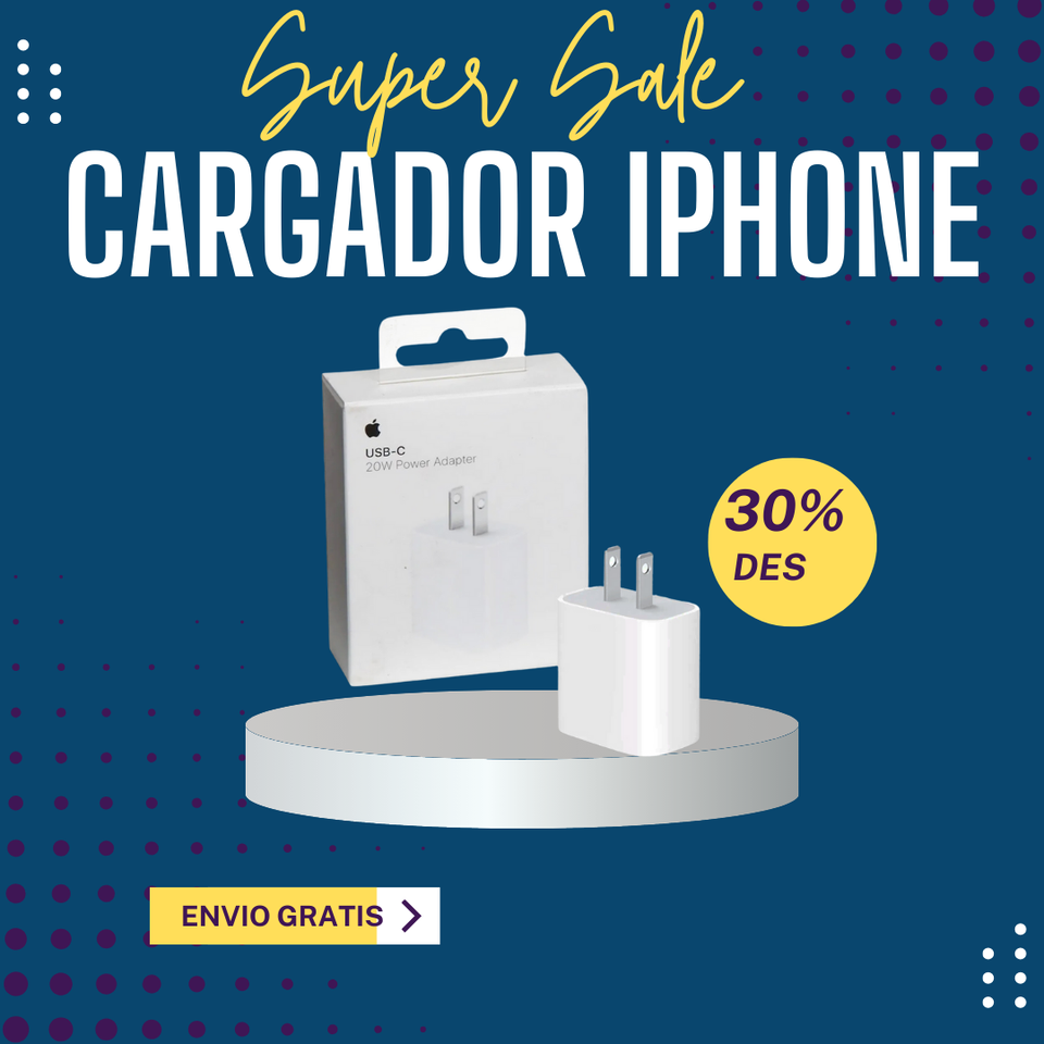 Cargador de 20W de Apple